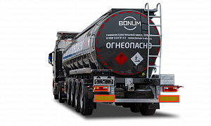 Нефтевоз 32 м3 (форма колбы - цилиндрическая)